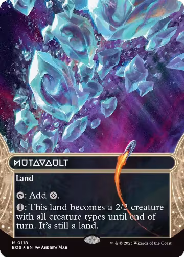 Mutavault (0118) (Borderless) (Galaxy Foil) (118), Edge of Eternities: Stellar Sights — Magic card price