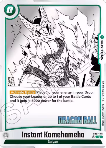 Instant Kamehameha (FB01-101), Manga Booster 01 — DB Fusion card price