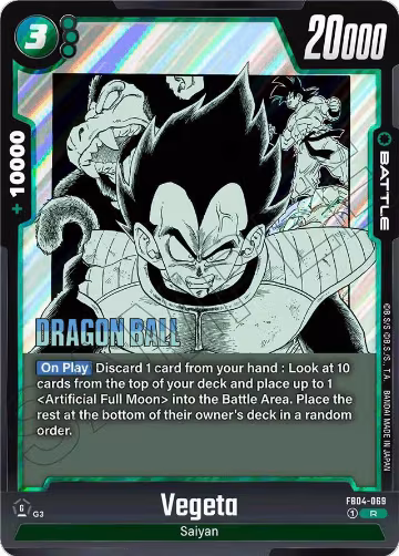 Vegeta - FB04-069 (FB04-069), Manga Booster 01 — DB Fusion card price