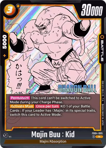 Majin Buu : Kid - FB04-095 (FB04-095), Manga Booster 01 — DB Fusion card price
