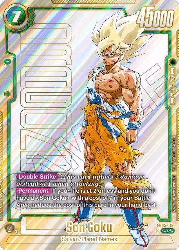 Son Goku - FB05-119 (Super Alternate Art) (FB05-119), Manga Booster 01 — DB Fusion card price