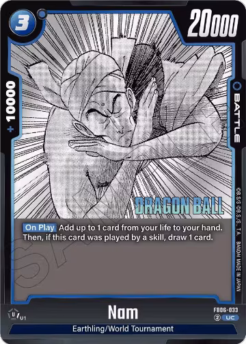 Nam (FB06-033), Manga Booster 01 — DB Fusion card price
