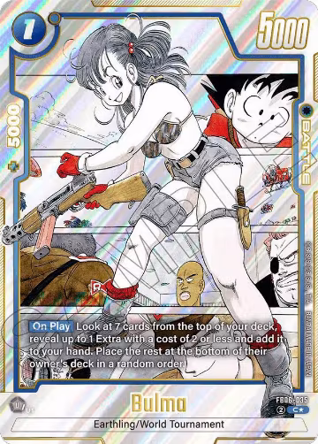 Bulma - FB06-035 (Alternate Art) (FB06-035), Manga Booster 01 — DB Fusion card price