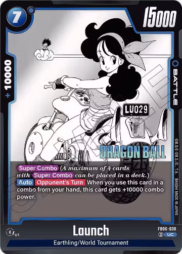 Launch (FB06-038), Manga Booster 01 — DB Fusion card price