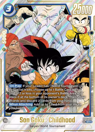 Son Goku : Childhood - SB01-018 (Alternate Art) (SB01-018), Manga Booster 01 — DB Fusion card price