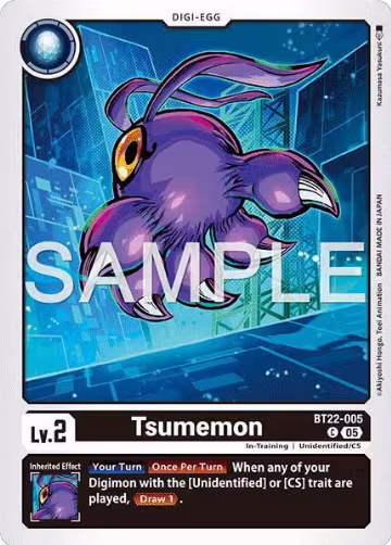Tsumemon (BT22-005 C), Cyber Eden — Digimon card price