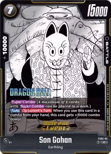 Son Gohan - FS05-05 (FS05-05), Manga Booster 01 Release Event Cards — DB Fusion card price