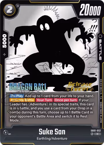 Suke San (SB01-052), Manga Booster 01 Release Event Cards — DB Fusion card price