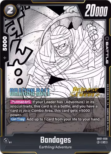 Bandages (SB01-058), Manga Booster 01 Release Event Cards — DB Fusion card price