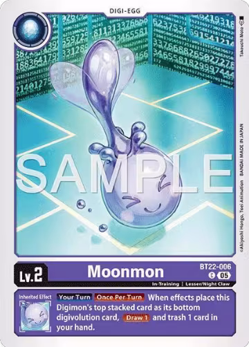 Moonmon (BT22-006 C), Cyber Eden — Digimon card price