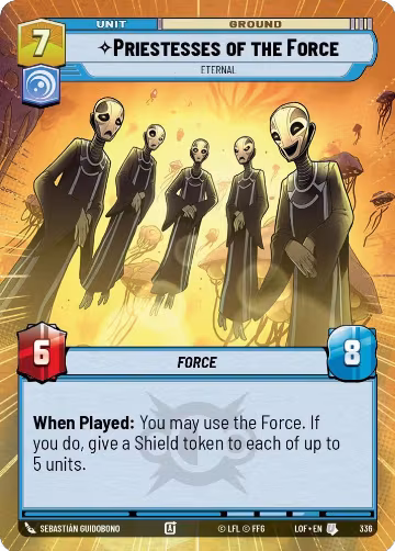 Priestesses of the Force - Eternal (Hyperspace) (336), Legends of the Force — Star Wars card price