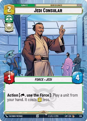 Jedi Consular (Hyperspace) (358), Legends of the Force — Star Wars card price