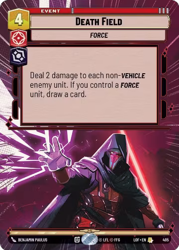 Death Field (Hyperspace) (405), Legends of the Force — Star Wars card price