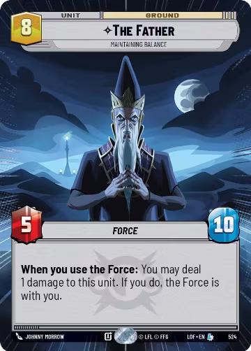 The Father - Maintaining Balance (Hyperspace) (524), Legends of the Force — Star Wars card price