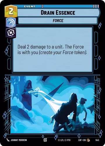 Drain Essence (Foil) (543), Legends of the Force — Star Wars card price