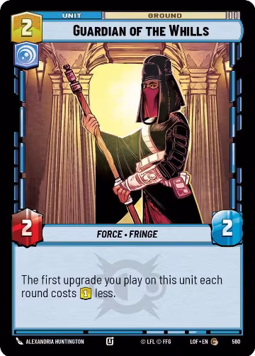 Guardian of the Whills (Foil) (560), Legends of the Force — Star Wars card price