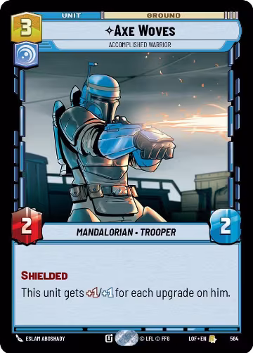 Axe Woves - Accomplished Warrior (Foil) (564), Legends of the Force — Star Wars card price
