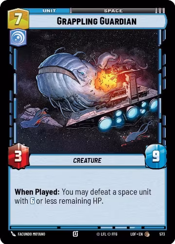Grappling Guardian (Foil) (573), Legends of the Force — Star Wars card price