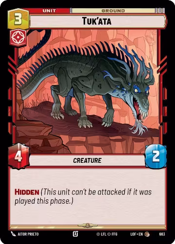 Tuk'ata (Foil) (663), Legends of the Force — Star Wars card price