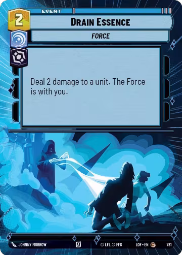 Drain Essence (Hyperspace Foil) (781), Legends of the Force — Star Wars card price