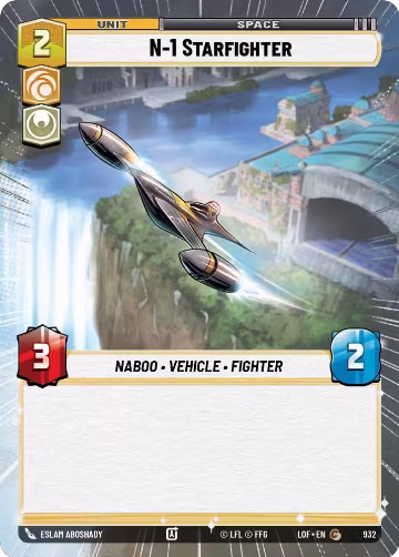 N-1 Starfighter (Hyperspace Foil) (932), Legends of the Force — Star Wars card price