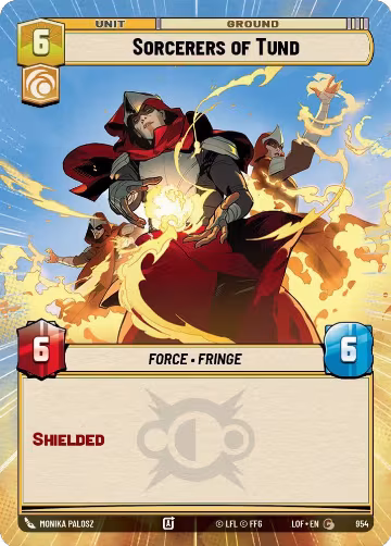 Sorcerers of Tund (Hyperspace Foil) (954), Legends of the Force — Star Wars card price
