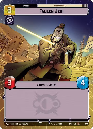 Fallen Jedi (Hyperspace Foil) (970), Legends of the Force — Star Wars card price