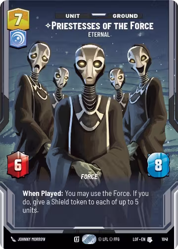 Priestesses of the Force - Eternal (Prestige) (1041), Legends of the Force — Star Wars card price