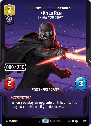 Kylo Ren - I Know Your Story (Serialized) (1122) — card price
