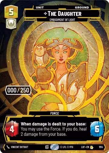 The Daughter - Embodiment of Light (Serialized) (1154) — card price