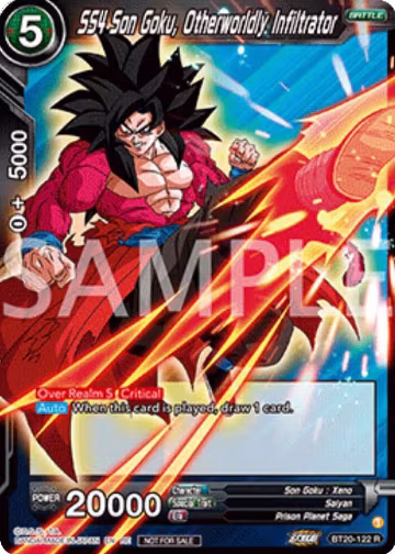 SS4 Son Goku, Otherworldly Infiltrator (Deluxe Pack 2025 Vol.2) (BT20-122), Promotion Cards — DB Super card price
