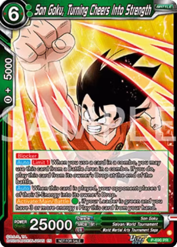 Son Goku, Turning Cheers Into Strength (Deluxe Pack 2025 Vol.2) (P-690), Promotion Cards — DB Super card price