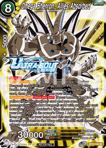 Omega Shenron, Allies Absorbed (Event Pack 17) (BT12-108), Promotion Cards — DB Super card price