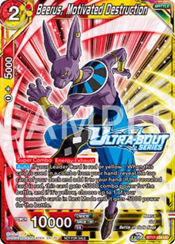 Beerus, Motivated Destruction (Event Pack 17) (BT17-134), Promotion Cards — DB Super card price