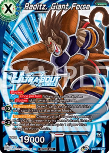 Raditz, Giant Force (Event Pack 17) (DB3-136), Promotion Cards — DB Super card price