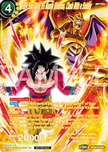SS4 Son Goku Vs Nuova Shenron, Clash With a Soldier (Premium Alt-Art Set 2025 Vol.2) (BT25-107), Promotion Cards — DB Super card price