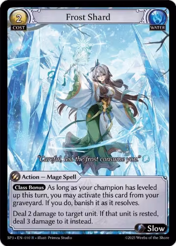 Frost Shard (010), Supporter Pack 3 — Grand Archive card price