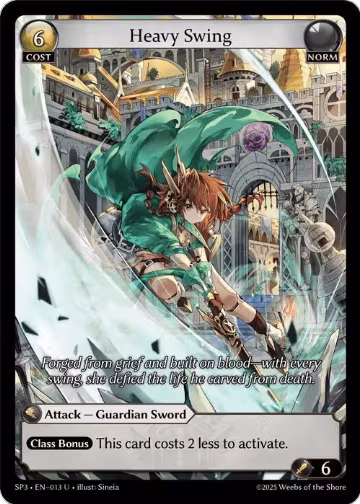 Heavy Swing (013), Supporter Pack 3 — Grand Archive card price