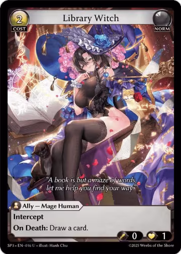 Library Witch (016), Supporter Pack 3 — Grand Archive card price