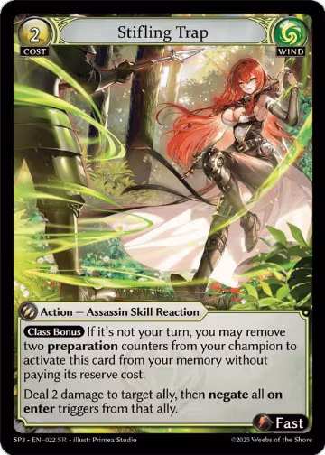 Stifling Trap (022) — card price