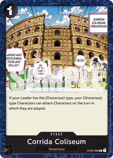 Corrida Coliseum (Judge Pack Vol. 6) (OP04-096), One Piece Promotion Cards — One Piece card price