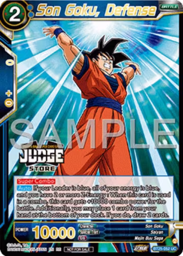 Son Goku, Defense (Judge Pack Vol.17) (Store) (BT25-052), Judge Promotion Cards — DB Super card price
