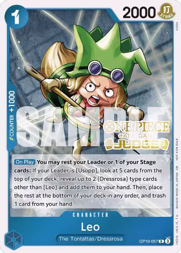 Leo (Judge Pack Vol. 6) (OP10-057), One Piece Promotion Cards — One Piece card price