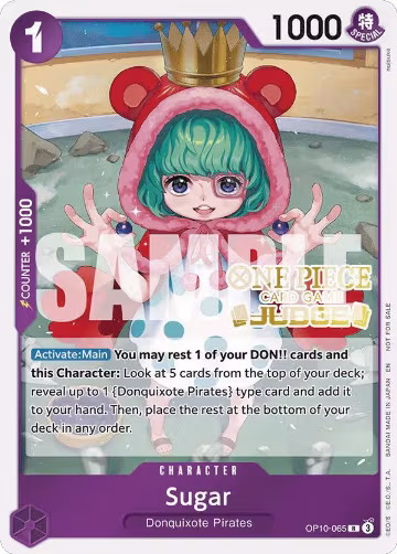 Sugar (Judge Pack Vol. 6) (OP10-065), One Piece Promotion Cards — One Piece card price