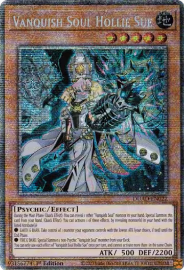Vanquish Soul Hollie Sue (Starlight Rare) (DUAD-EN022), Duelist's Advance — Yu-Gi-Oh! card price