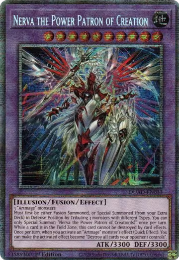 Nerva the Power Patron of Creation (Starlight Rare) (DUAD-EN033), Duelist's Advance — Yu-Gi-Oh! card price