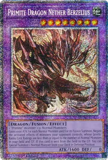 Primite Dragon Nether Berzelius (Starlight Rare) (DUAD-EN035), Duelist's Advance — Yu-Gi-Oh! card price