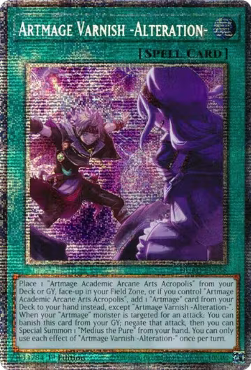 Artmage Varnish -Alteration- (Starlight Rare) (DUAD-EN058), Duelist's Advance — Yu-Gi-Oh! card price