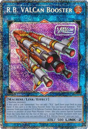 R.B. VALCan Booster (Starlight Rare) (DUAD-EN093), Duelist's Advance — Yu-Gi-Oh! card price