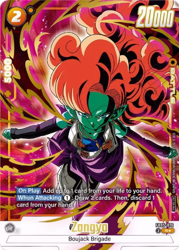 Zangya (Limited Pack 02) (Alternate Art) (FB05-076), Tournament and Championship Promos — DB Fusion card price